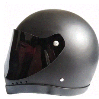 Casco de moto Mandro Negro mate