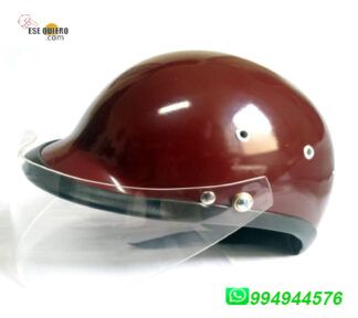 CASCO DE MOTO TIPO POLICÍA VINOTINTO