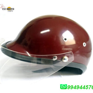 CASCO DE MOTO TIPO POLICÍA VINOTINTO