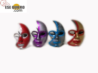 MASCARA MEDIALUNA MULTICOLOR STANDAR.