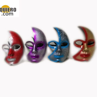 MASCARA MEDIALUNA MULTICOLOR STANDAR.