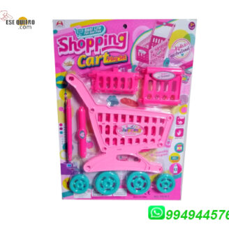 Carrito De Compras Para Supermercado Armable. Fristty en Rosa.