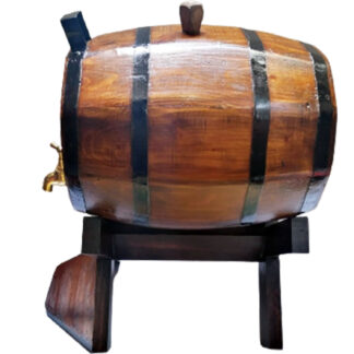 Barril De Vino Grande En Madera Con Grifo 30 Litros
