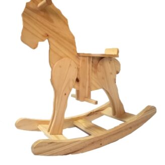 Caballito Balancín Mecedora En Madera Ponny De Niños Bebes. 80X77X35cm.