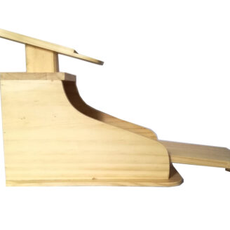 Lustra Zapatos caja lustradora  En Madera Clara