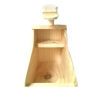 Lustra Zapatos caja lustradora  En Madera Clara - Imagen 4