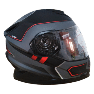 Casco De Moto Integral Certificado Rumpus Roud Plomo