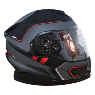 Casco De Moto Integral Certificado Rumpus Roud Plomo