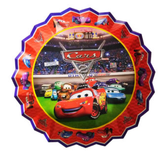 PLATOS DESCARTABLES THE CARS MULTICOLOR
