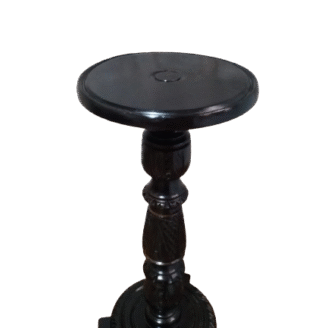 Mesa De Sala Pedestal En Madera Caoba