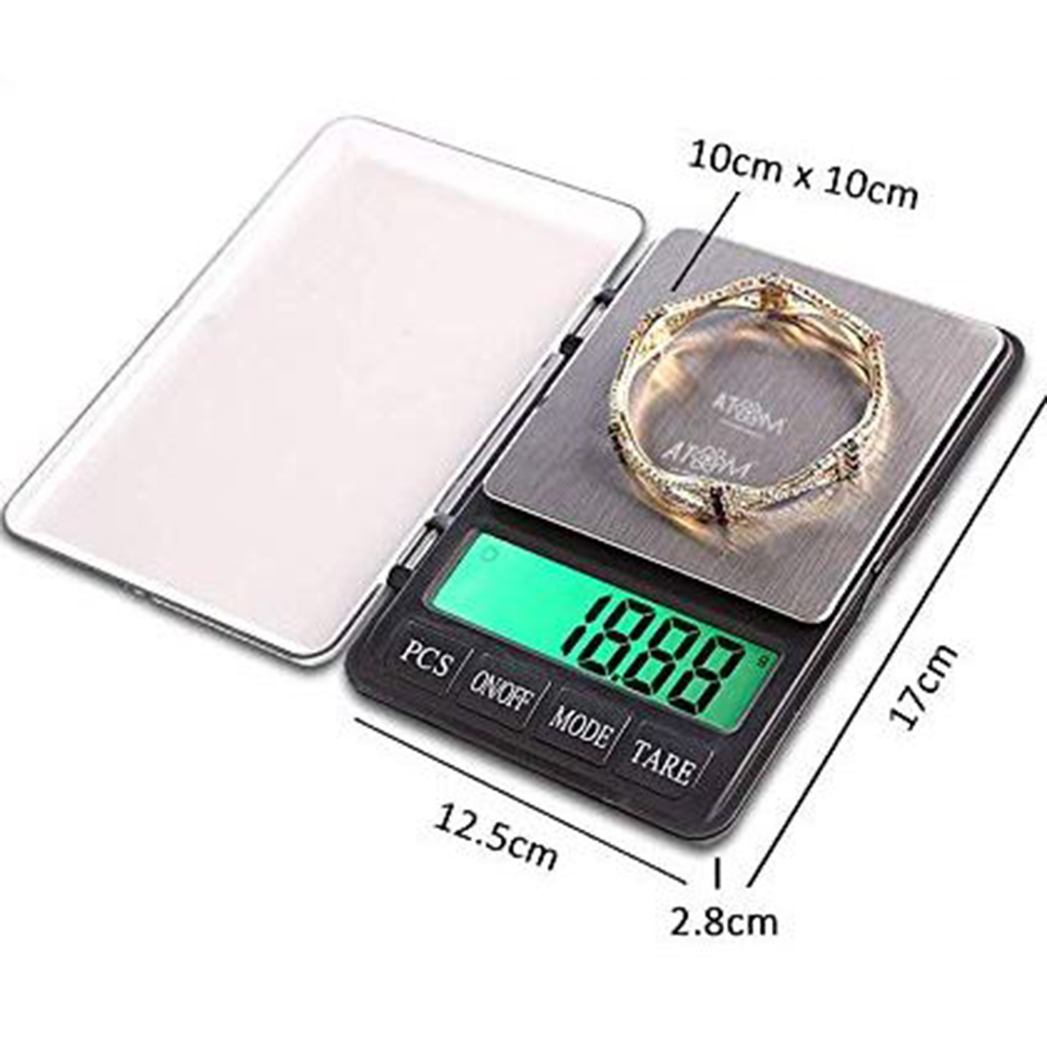 Balanza Electrónica Gramera Digital Joyeria 600gramos 0.1gr 2 Balanza Electrónica Gramera Digital Joyeria 600gramos 0.1gr - Imagen 2