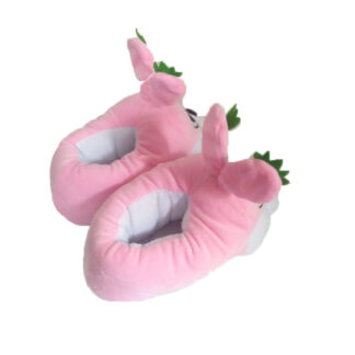 Babuchas De Conejita Rosada De Niñas - Imagen 2