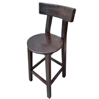 Silla alta de madera Atlantis – Exclusiva y resistente, 100 cm para bar y cocina