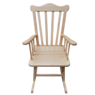 Silla mecedora grande en madera - Imagen 3