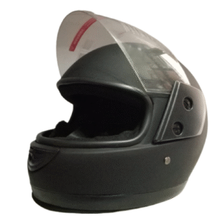 Casco De Moto Integral Negro Mate Hombre / Mujer unisex - Imagen 2