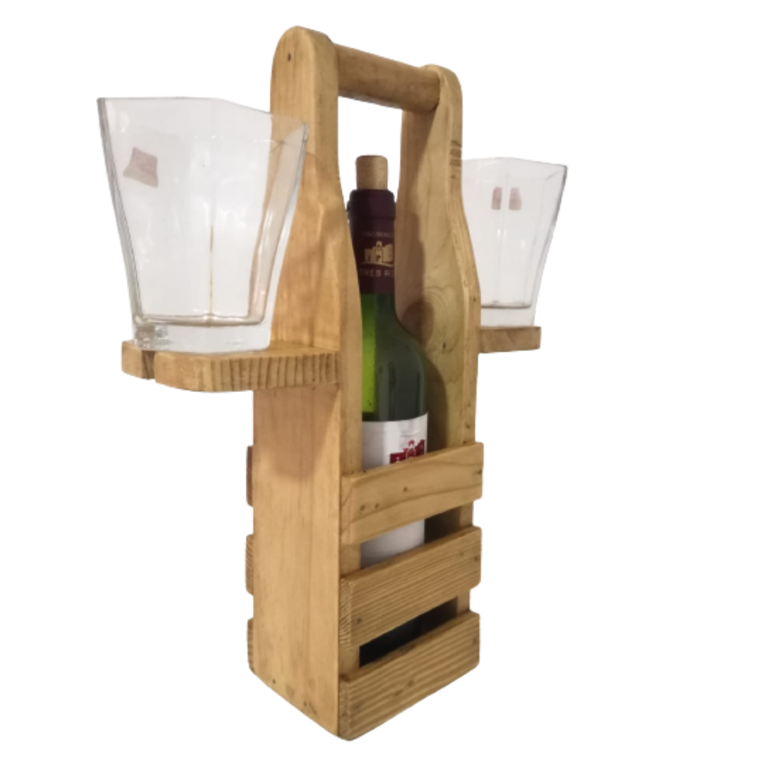 Porta Vino Playa Año Nuevo Barril Vino en mostaza 2 Porta Vino Playa Año Nuevo Barril Vino en mostaza - Imagen 2