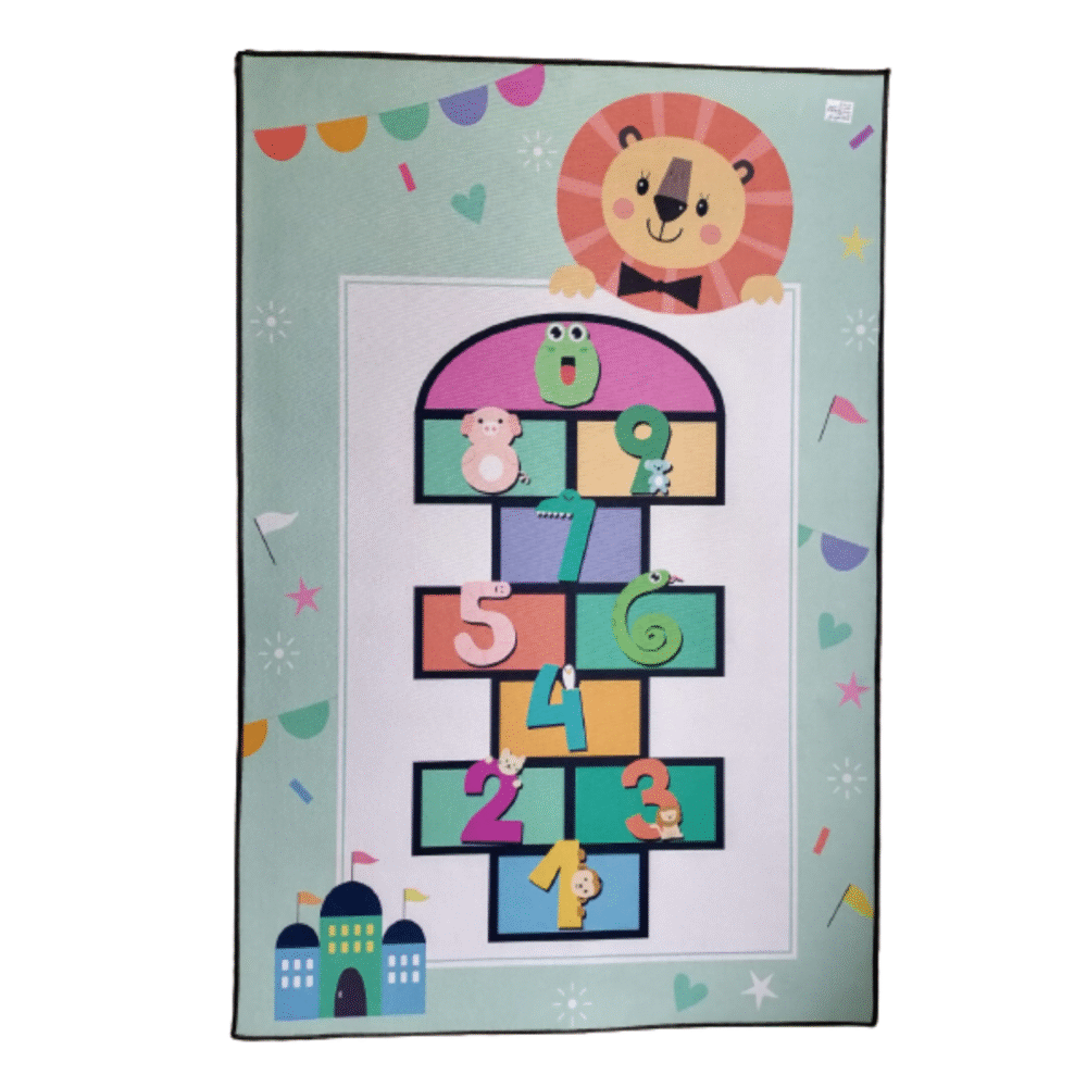 Alfombra numerica de niños