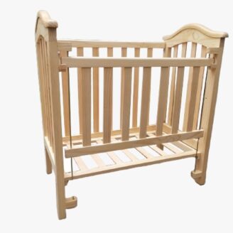 Cuna de bebe en madera con colchón