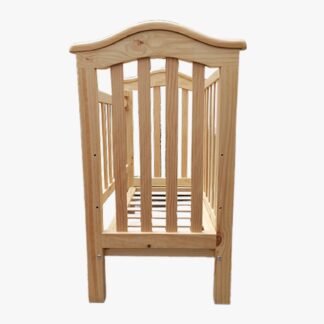 Cuna de bebe en madera con colchón - Imagen 3