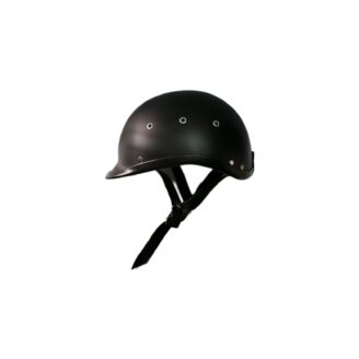 Casco De Moto Tipo Choper Abierto Negro