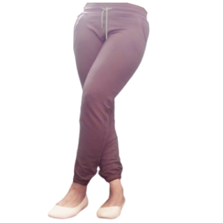 Jogger para mujer en algodon rosa