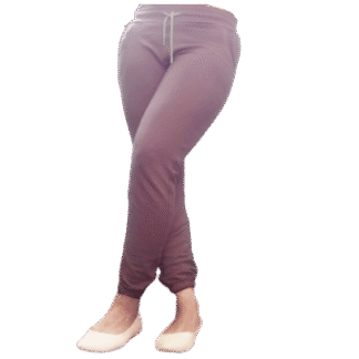 Jogger para mujer en algodon rosa