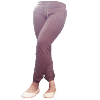 Jogger para mujer en algodon rosa