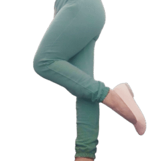 Jogger para mujer en algodon verde