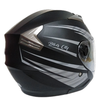 Casco De Moto Abierto Skuat Jet gris Doble Visor - Imagen 2