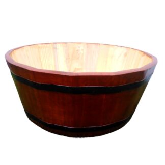 Batea de madera redondas - Imagen 4