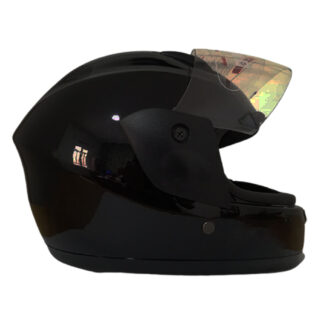 Casco de moto Abispon para niños en Negro - Imagen 3