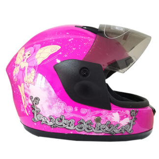 Casco de moto Aditas para niñas en Rosa - Imagen 3