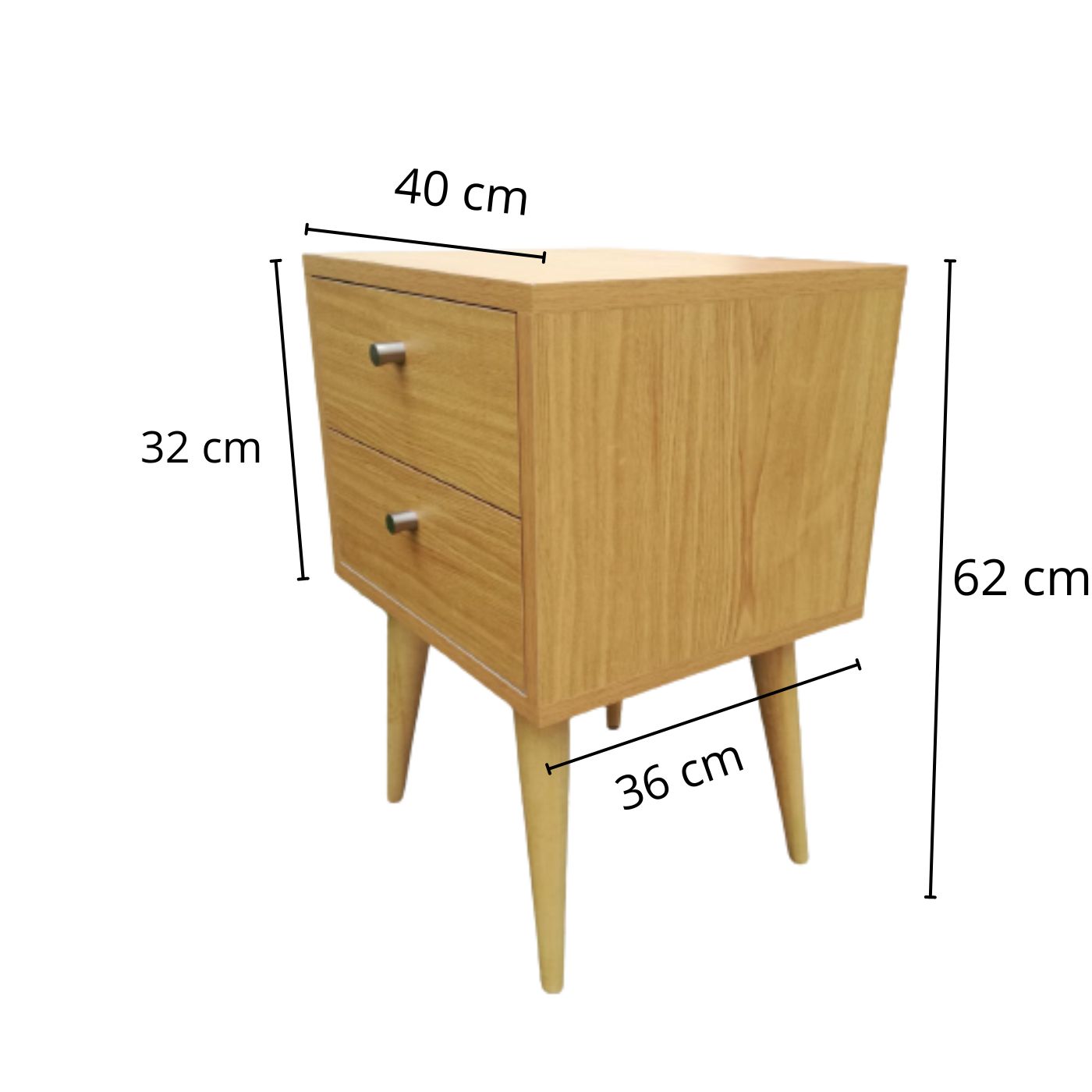 Velador Vintage Mesa De Noche Pizcagua En Madera Con Cajones 2 Velador Vintage Mesa De Noche Pizcagua En Madera Con Cajones - Imagen 2