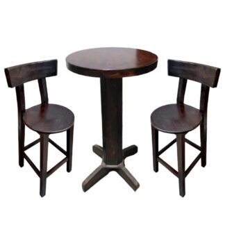Juego de mesa comedor Alta bar Juego sillas Toscana modelo rustico