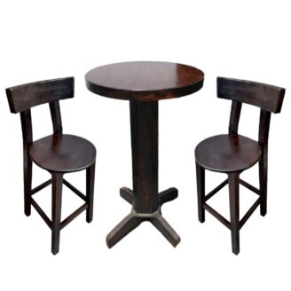 Juego de mesa comedor Alta bar Juego sillas Toscana modelo rustico