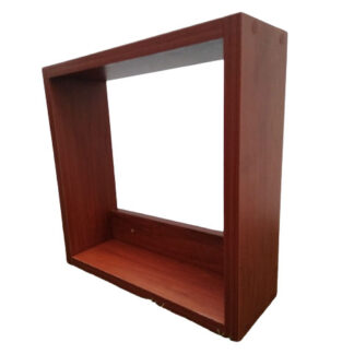 Cubos flotantes repisas en melamine en marron - Imagen 3
