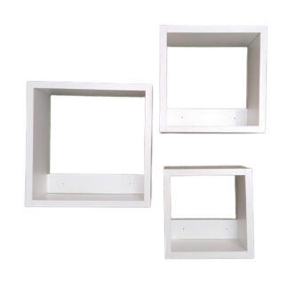 Cubos flotantes repisas en melamine - Imagen 3