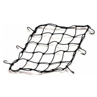 Malla Pulpo negro 6 ganchos de moto