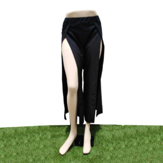 Pantalon Salome con aberturas en negro talla xs