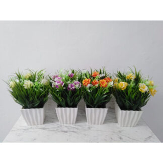 Plantas Artificiales Con Maceta Decorativas Pequeñas