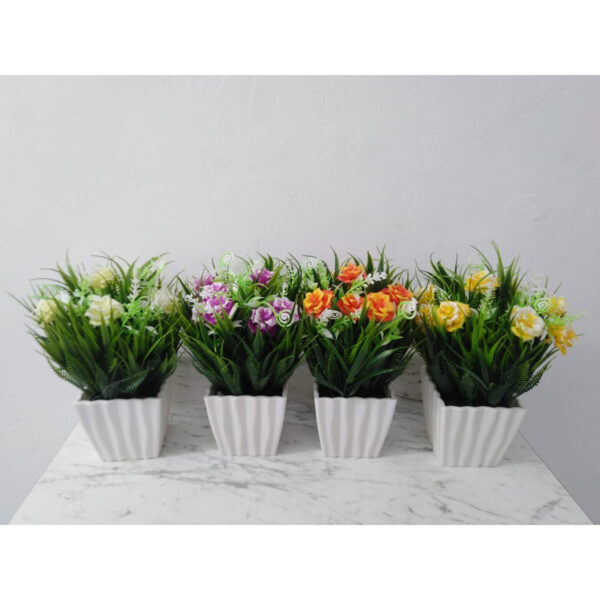 Plantas Artificiales Con Maceta Decorativas Pequeñas
