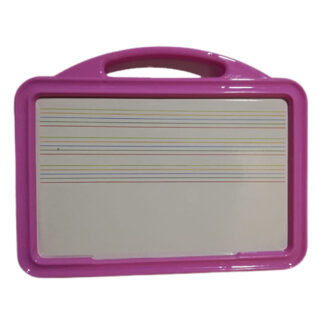 Pizarras acrilica reversible para niñas con plumon y mota - Imagen 2