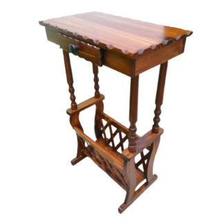 Mesa de sala fiorenze con revistero en madera Pino - Imagen 3