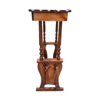 Mesa de sala fiorenze con revistero en madera Pino - Imagen 4
