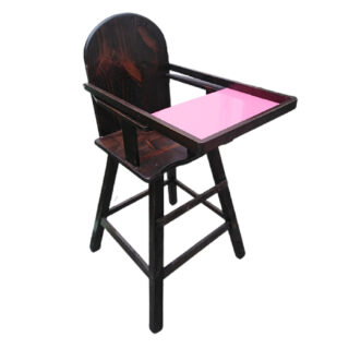 Sillas de bebe Baby Booster con bandeja en madera marron