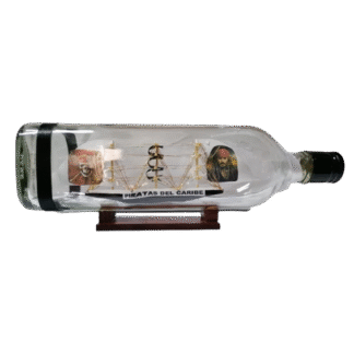 Botella decorativa de Piratas del Caribe
