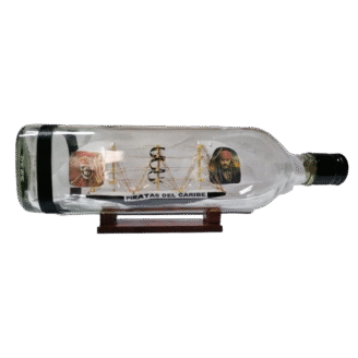 Botella decorativa de Piratas del Caribe