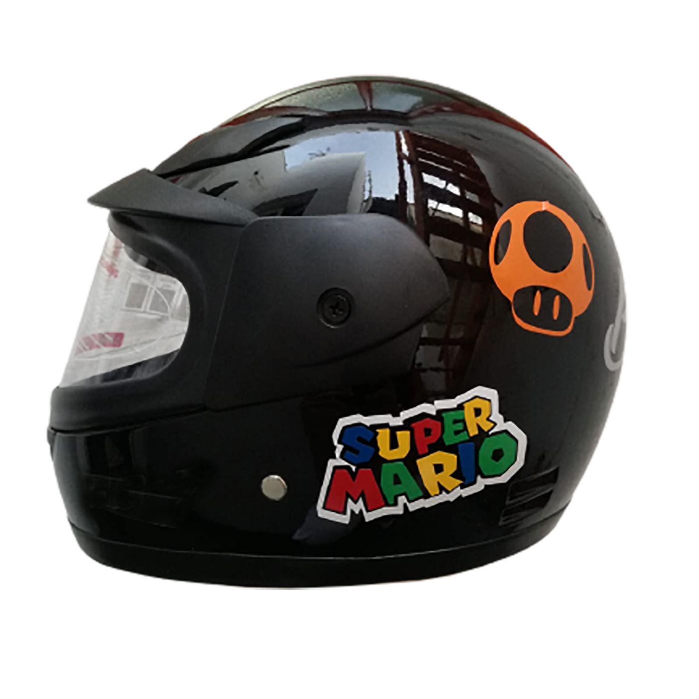 Casco de moto para niños Super Mario Bros