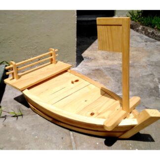 Barco de madera para suchi o comidas marinas Piqueos - Imagen 4