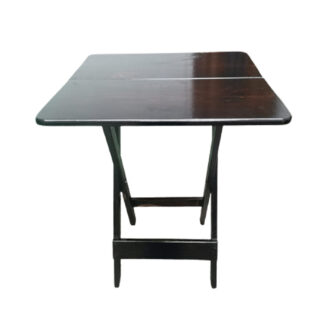 Mesa plegable WoodFlex Cuadrado en Marron 80 x 80 cm - Imagen 3